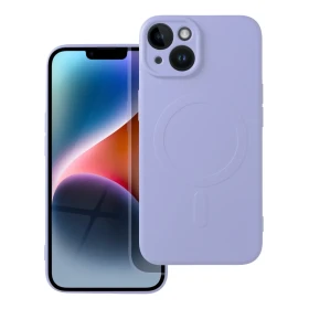 Ochranný silikónový kryt Mag Cover pre Apple iPhone 14, fialová