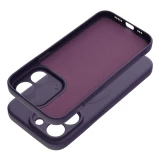 Zadní kryt Silicone Mag Cover compatible with MagSafe pro Apple iPhone 14 Pro Max, tmavě fialová