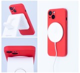 Ochranný silikónový kryt Mag Cover pre Apple iPhone 14 Pro Max, červená