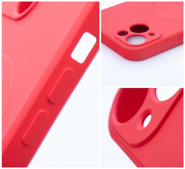 Ochranný silikónový kryt Mag Cover pre Apple iPhone 14 Pro Max, červená