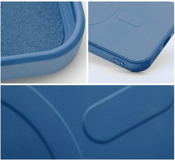 Ochranný silikónový kryt Mag Cover pre Apple iPhone 14 Plus, modrá