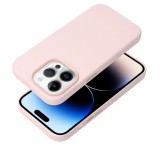 Ochranný kožený kryt Mag Cover pre Apple iPhone 14 Pro Max, svetlo ružová