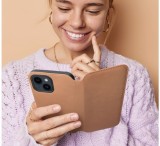 Flipové puzdro Dual Pocket pre Samsung Galaxy S23, zlatá