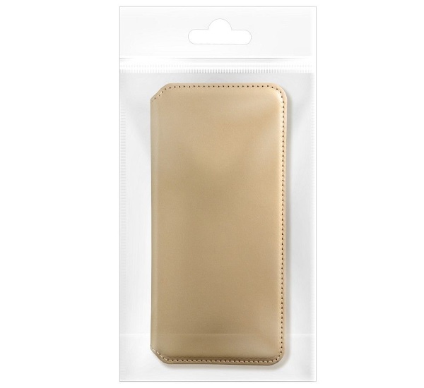 Flipové puzdro Dual Pocket pre Samsung Galaxy S23, zlatá