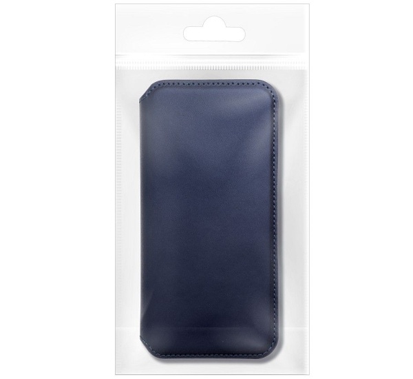 Flipové puzdro Dual Pocket pre Xiaomi Redmi 9A / Redmi 9AT, tmavo modrá
