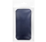 Flipové puzdro Dual Pocket pre Samsung Galaxy A13 4G, tmavo modrá