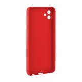 Zadní pogumovaný kryt FIXED Story pro Samsung Galaxy A04, červený