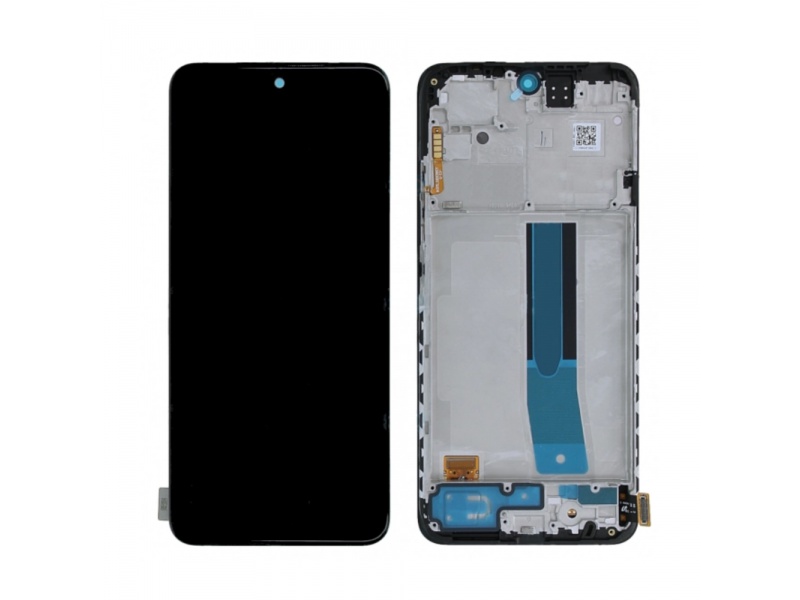 LCD + dotyk + rámček pre Xiaomi Redmi Note 11 NFC / Redmi Note 11 4G (2022), red (Service Pack)