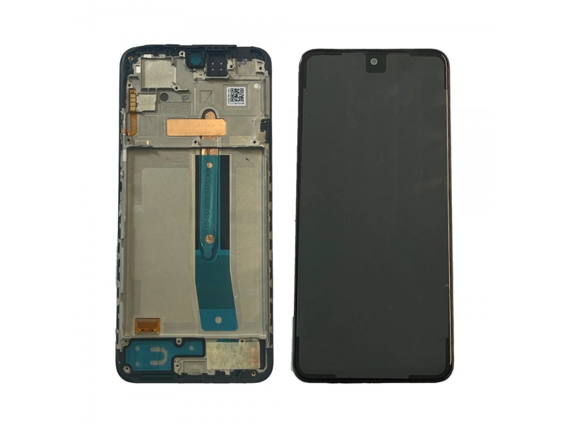 LCD + dotyk + rámček pre Xiaomi Redmi Note 11S NFC / Note 11S (4G) (2022), black (Service Pack)