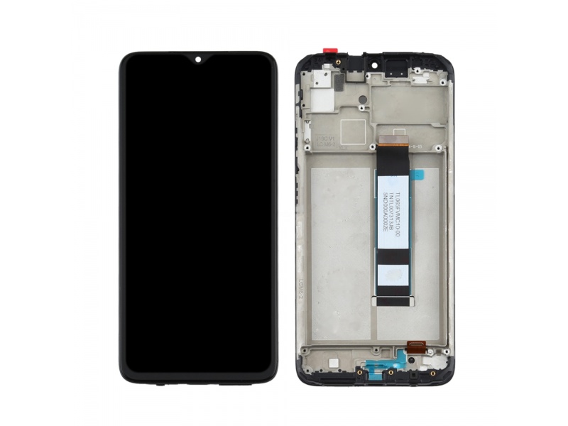 LCD + dotyk + rámček pre Xiaomi Redmi 9T, black (Service Pack)