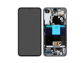 LCD + dotyk + rámček pre Samsung Galaxy S22, grey (Service Pack)