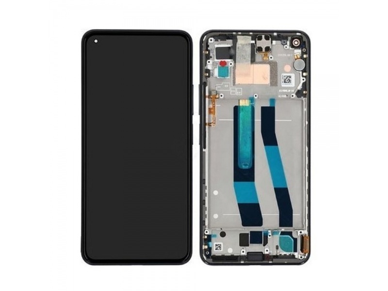 LCD + Touch + Frame for Xiaomi 11 Lite NE 5G Black (Service Pack)