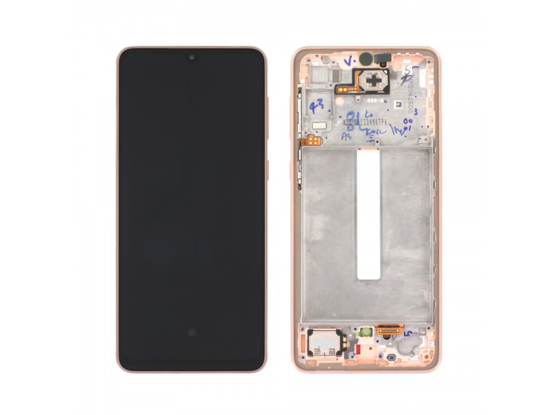 LCD + Touch + Frame for Samsung Galaxy A33 5G A336B Awesome Peach (Service Pack)