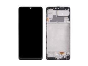 LCD + dotyk + rámček pre Samsung Galaxy M22, black (Service Pack)