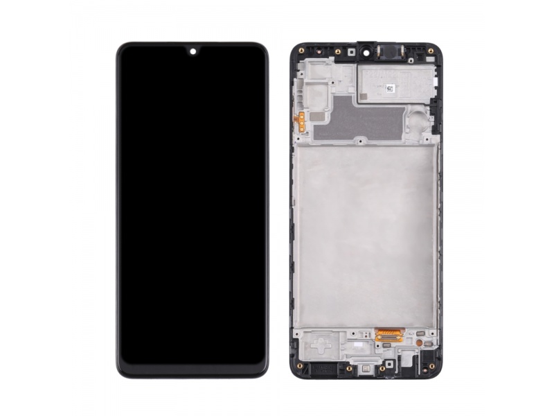 LCD + Touch + Frame for Samsung Galaxy M22 M255F Black (Service Pack)