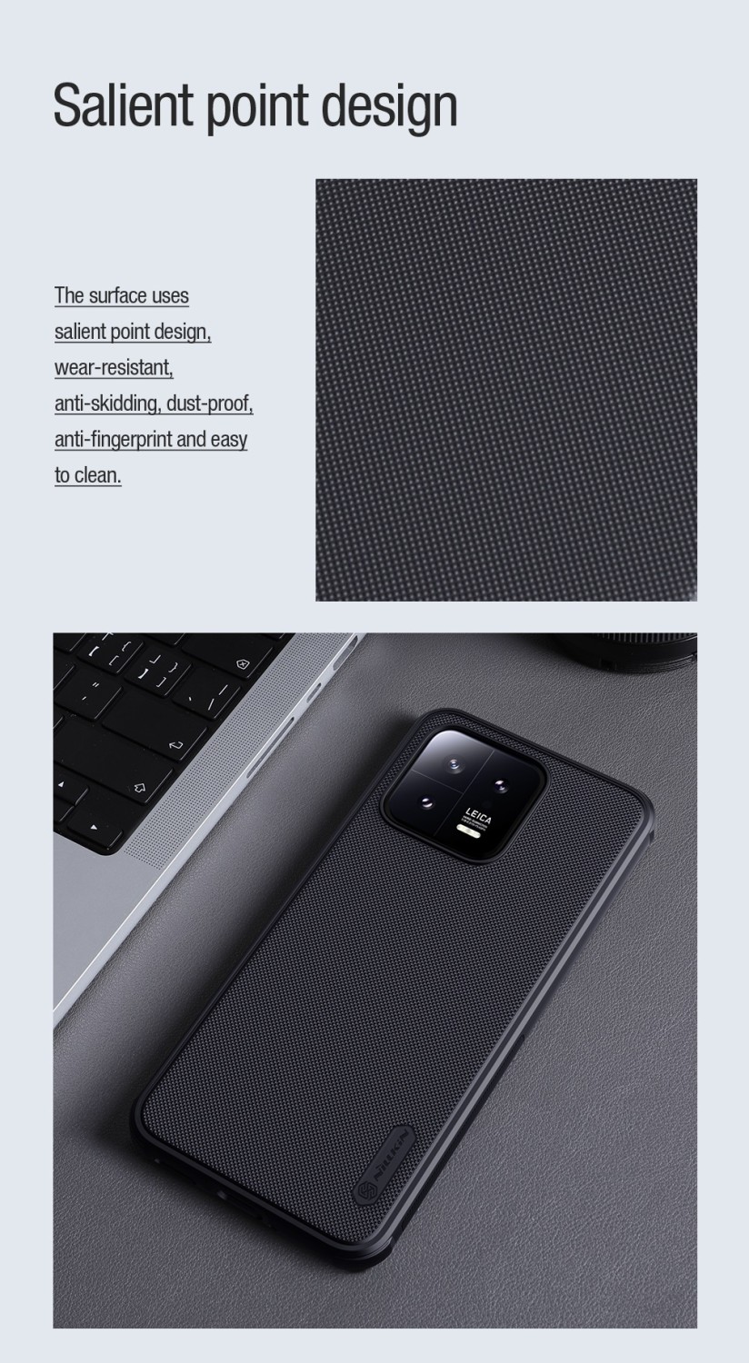 Nillkin Super Frosted PRO Magnetic Zadní Kryt pro Xiaomi 13 Black