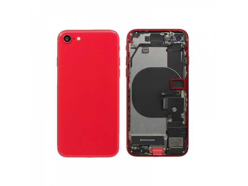 Back Cover Assembled for Apple iPhone SE 2020 Red
