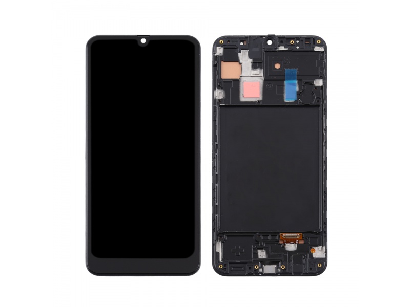 LCD + Touch + Frame for Samsung Galaxy A30 A305 Black (Service Pack)