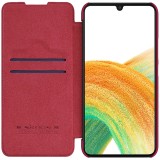Nillkin Qin Book Pouzdro pro Samsung Galaxy A34 5G Red