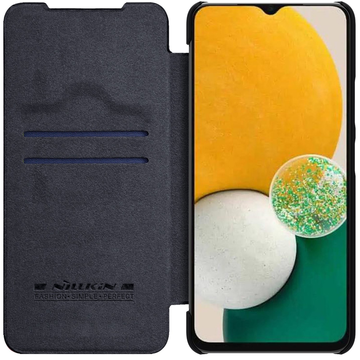 Nillkin Qin Book Pouzdro pro Samsung Galaxy A14 5G Black