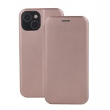Flipové pouzdro Smart Diva pro Samsung Galaxy A14 5G, růžovo zlatá