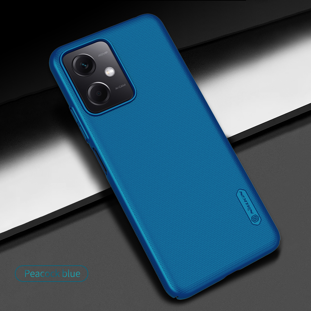 Nillkin Super Frosted Zadní Kryt pro Xiaomi Redmi Note 12 5G/Poco X5 5G Peacock Blue
