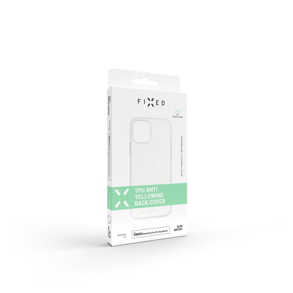TPU gelové pouzdro FIXED Slim AntiUV pro Xiaomi Redmi Note 12 Turbo, čiré