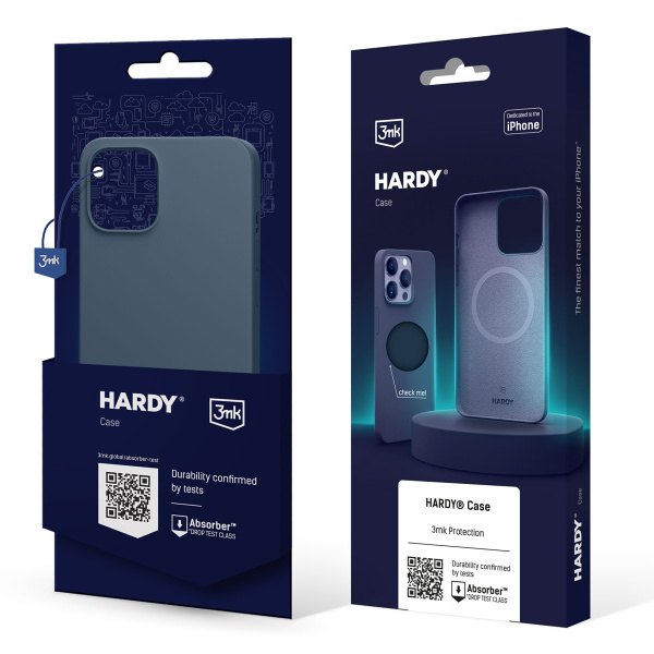 Kryt ochranný 3mk Hardy Silicone MagCase pro Apple iPhone 13, Blue