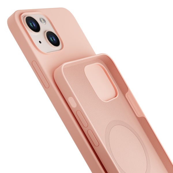 Kryt ochranný 3mk Hardy Silicone MagCase pro Apple iPhone 13, Pink