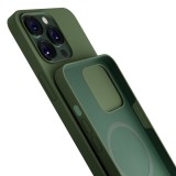 Kryt ochranný 3mk Hardy Silicone MagCase pro Apple iPhone 13 Pro Max, Alphine Green