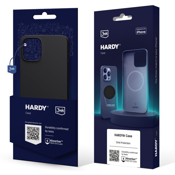 Kryt ochranný 3mk Hardy Silicone MagCase pro Apple iPhone 14 Plus, Graphite