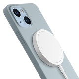 Kryt ochranný 3mk Hardy Silicone MagCase pro Apple iPhone 14, Sierra Blue
