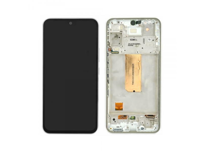 LCD + dotyk + rámček pre Samsung Galaxy A54 5G, white (Service pack)