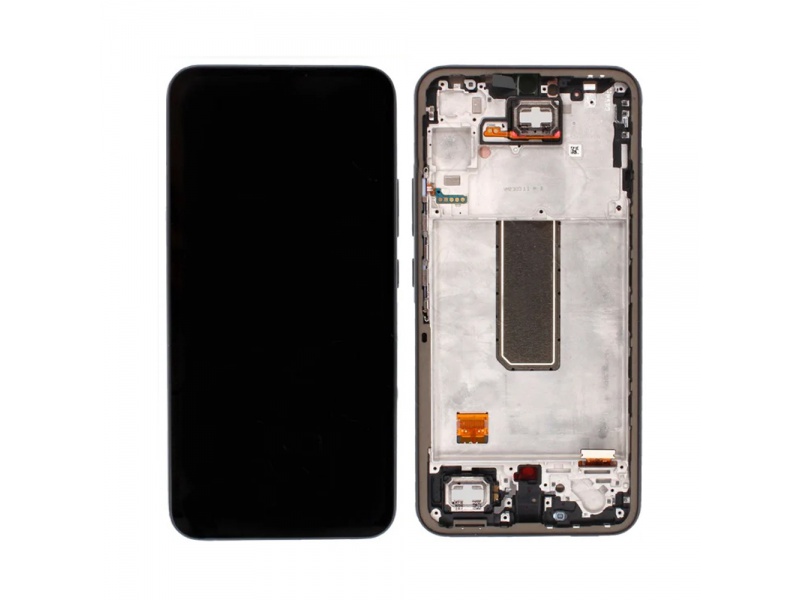 LCD + dotyk + rámček pre Samsung Galaxy A34 5G, black (Service pack)