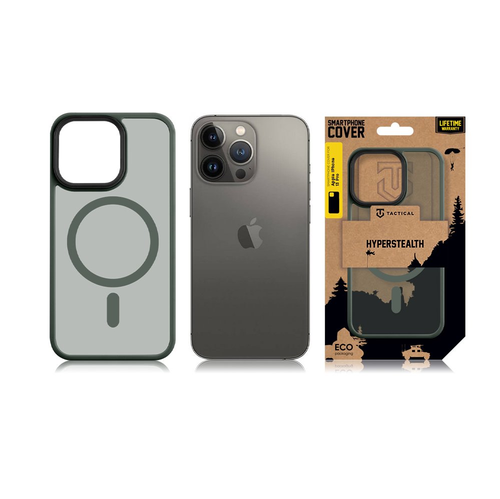 Tactical MagForce Hyperstealth Kryt pro iPhone 13 Pro Forest Green