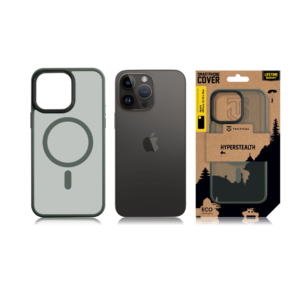Tactical MagForce Hyperstealth Kryt pro iPhone 14 Pro Max Forest Green