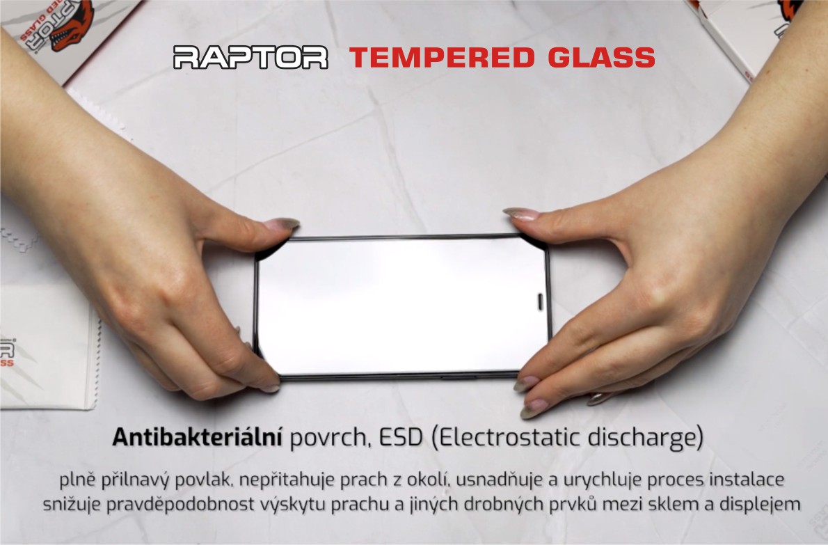 Tvrzené sklo Swissten Raptor Diaomond Ultra Clear 3D pro Samsung Galaxy Xcover 5, černá