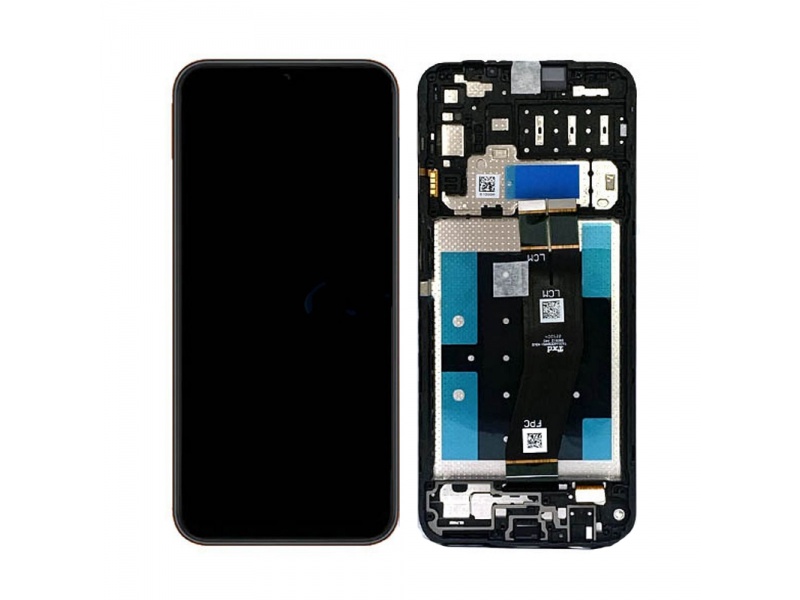 LCD + dotyk + rámček pre Samsung Galaxy A14 4G, black (Service pack)