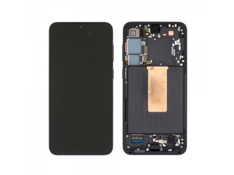 LCD + dotyk + rámček pre Samsung Galaxy S23+, čierna (Service Pack)