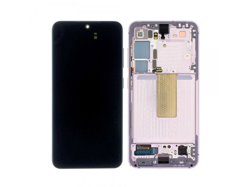 LCD + dotyk + rámček pre Samsung Galaxy S23 5G, pink (Service Pack)