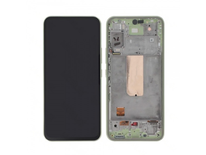 LCD + dotyk + rámček pre Samsung Galaxy A54 5G, zelená (Service Pack)