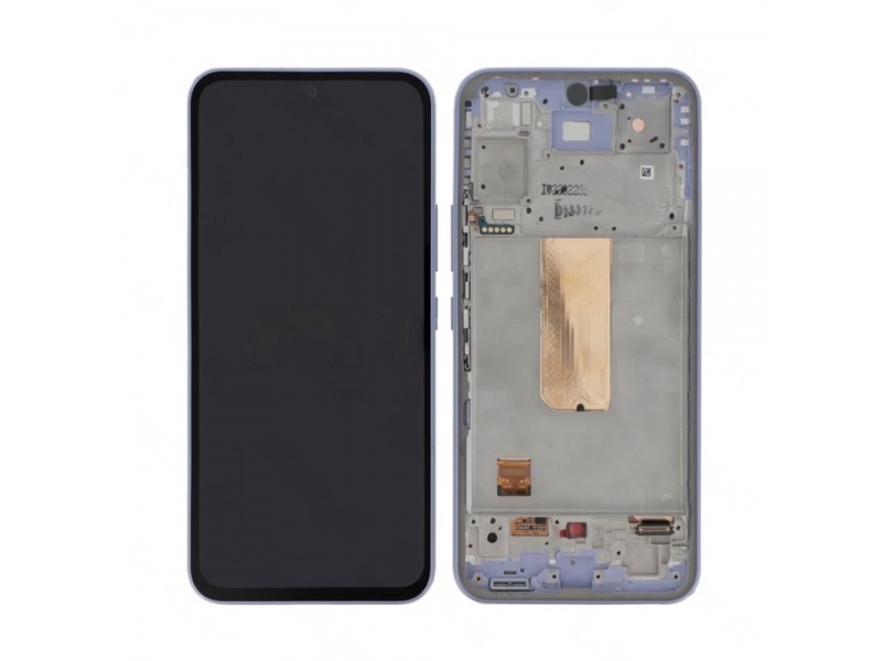LCD + dotyk + rámček pre Samsung Galaxy A54 5G, fialová (Service Pack)