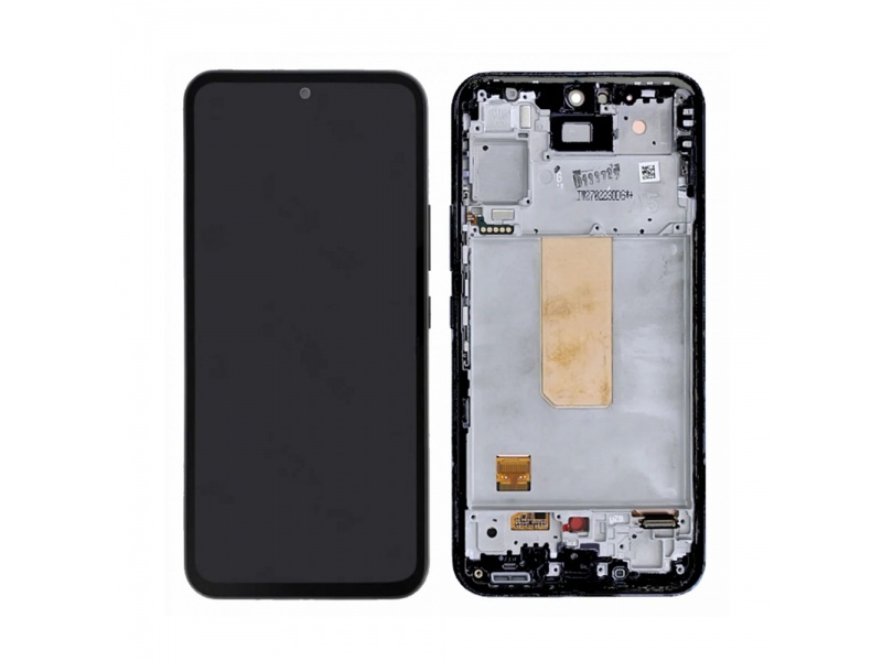 LCD + dotyk + rámček pre Samsung Galaxy A54 5G, čierna (Service Pack)