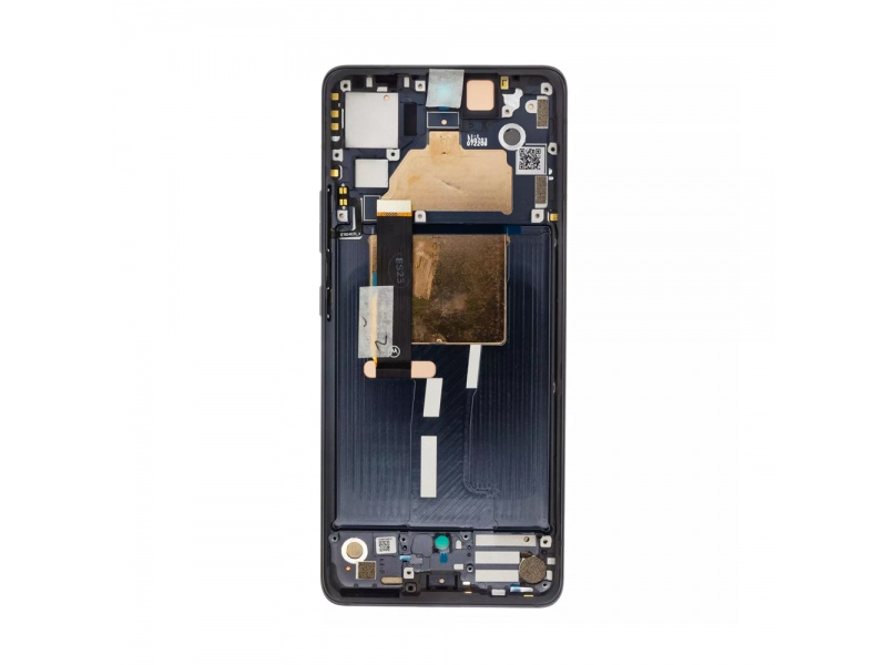 LCD + dotyk + rámček pre Motorola Edge 30 Pro, blue/black (Service Pack)