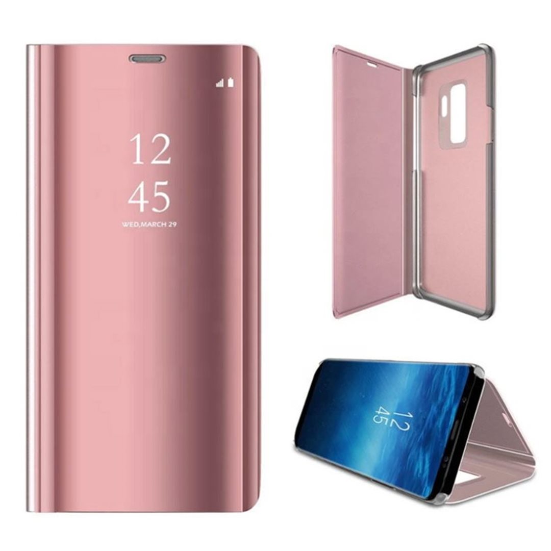 Flipové pouzdro Cu-Be Clear View pro Samsung Galaxy A54, růžová