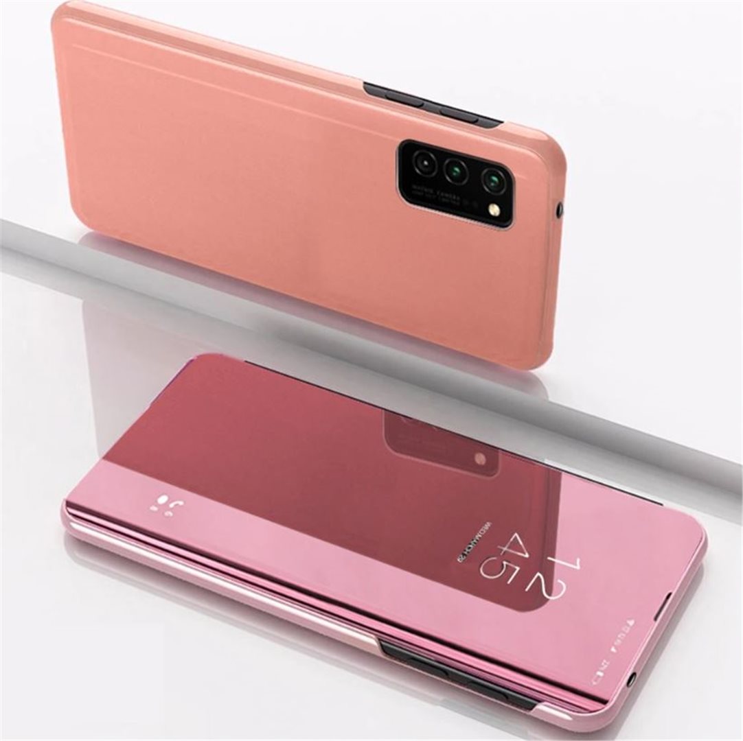 Flipové pouzdro Cu-Be Clear View pro Samsung Galaxy A54, růžová