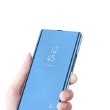 Flipové pouzdro Cu-Be Clear View pro Samsung Galaxy A22 5G, modrá