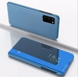 Flipové pouzdro Cu-Be Clear View pro Samsung Galaxy A22 5G, modrá