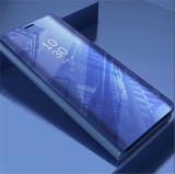 Flipové pouzdro Cu-Be Clear View pro Samsung Galaxy A22 5G, modrá