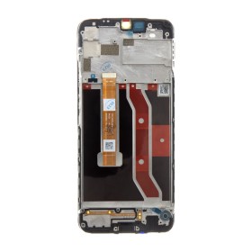 LCD + dotyk + predný kryt pre Realme 7i, black
